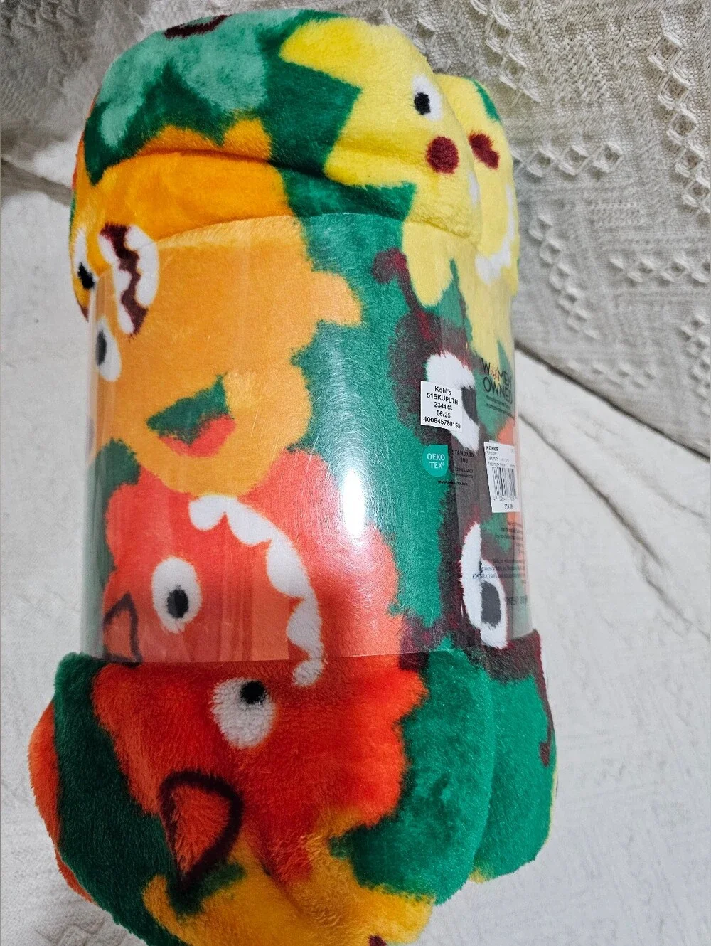 The Big One Kids Monsters Plush Throw